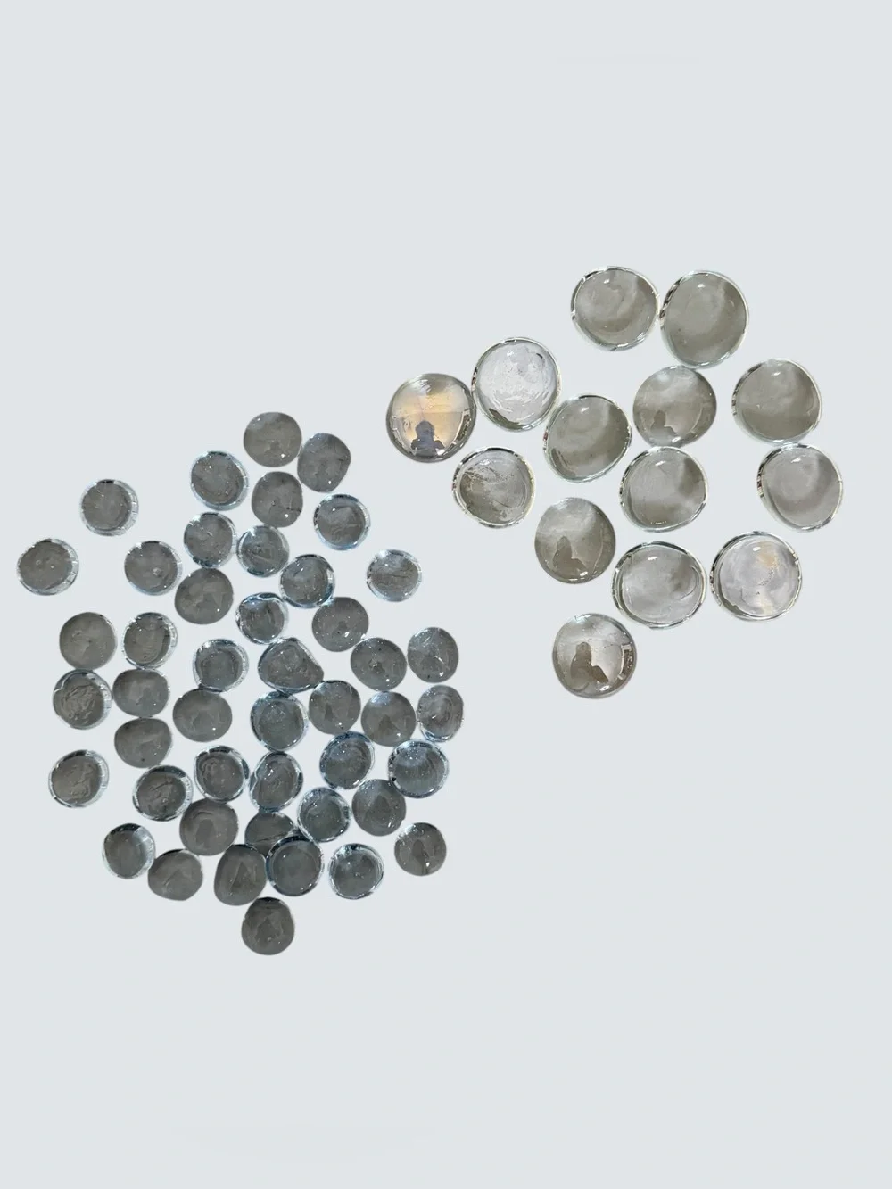 Clear Plastic Assorted Round Decorative Bowl Filler Gemstones